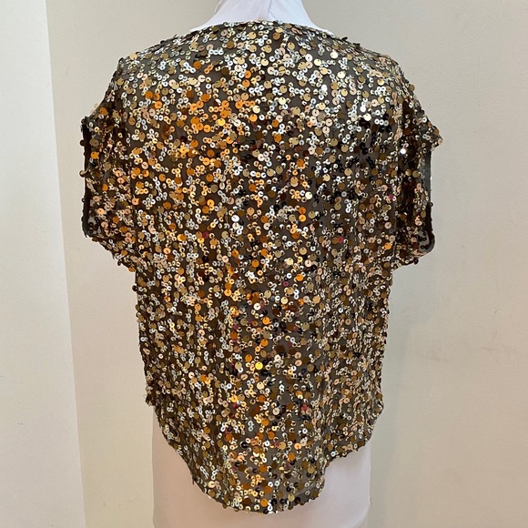 SLOUCHY SEQUIN TOP SIZE M - Picture 8 of 13
